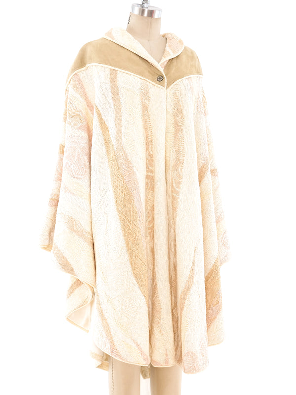 Coogi Tonal Knit Poncho Jacket arcadeshops.com