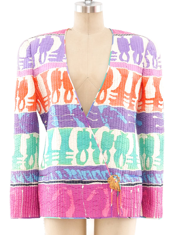 Mary McFadden Quilted Jacket Jacket arcadeshops.com