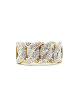 10K Gold Pave Diamond Ring Fine Jewelry arcadeshops.com