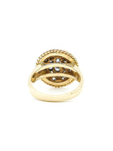 14K Gold Diamond Dome Ring Fine Jewelry arcadeshops.com