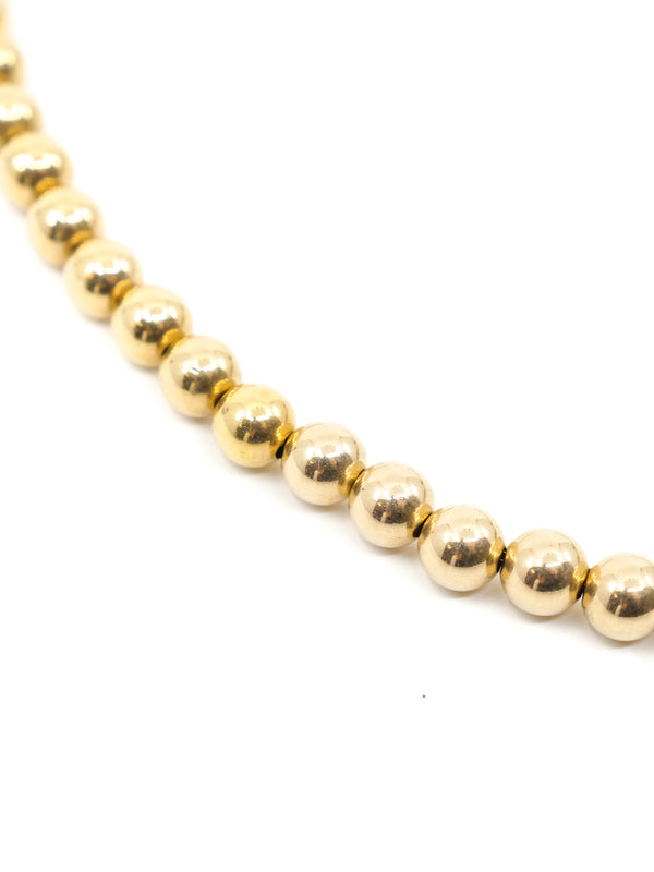 14K Gold Beaded Necklace Fine Jewelry arcadeshops.com
