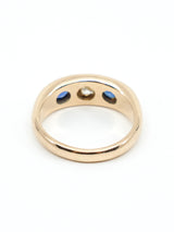 Sapphire and Diamond 14k Gold Ring Fine Jewelry arcadeshops.com