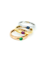 Set of Mixed 14k Gold Stacking Rings Fine Jewelry arcadeshops.com