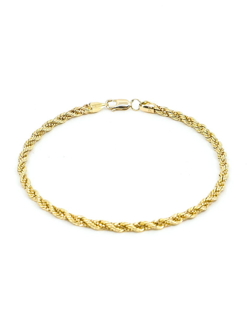 14k Gold Rope Bracelet Fine Jewelry arcadeshops.com