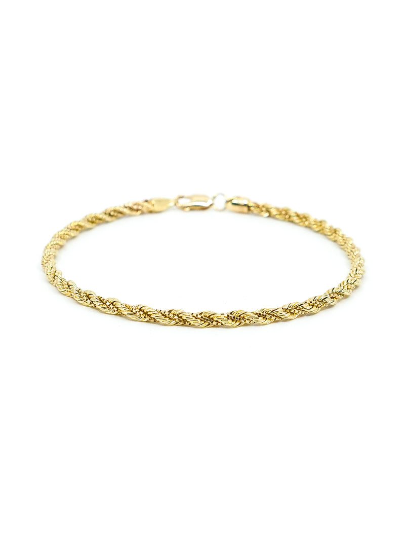 14k Gold Rope Bracelet Fine Jewelry arcadeshops.com