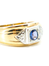 14K Deco Style Sapphire Band Fine Jewelry arcadeshops.com