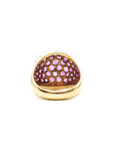 18K Gold Ruby Set Dome Ring Fine Jewelry arcadeshops.com