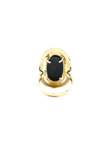 14K Onyx and Diamond Geometric Ring Fine Jewelry arcadeshops.com