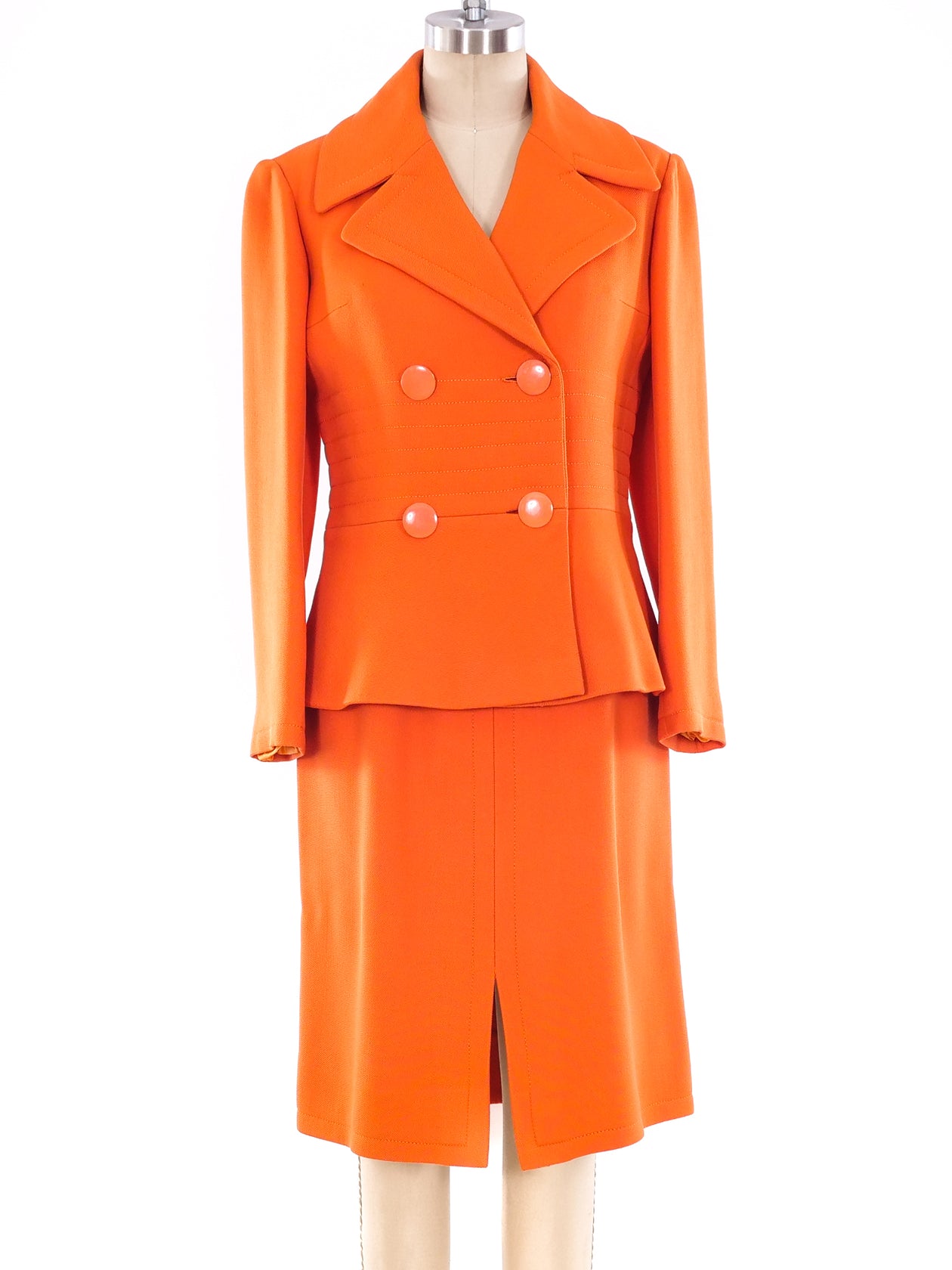 Pierre Cardin Tangerine Wool Suit