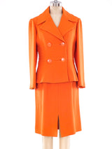 Pierre Cardin Tangerine Wool Suit Suit arcadeshops.com