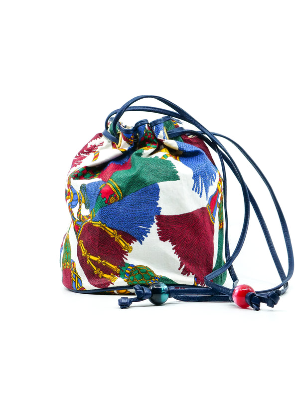 Bottega Veneta Tassel Print Bucket Bag Accessory arcadeshops.com