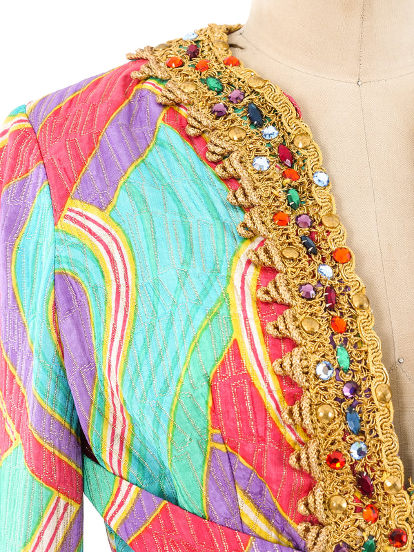 Oscar de la Renta Quilted Jumpsuit Suit arcadeshops.com