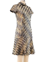 Chevron Sequin Embellished Dress Dress arcadeshops.com