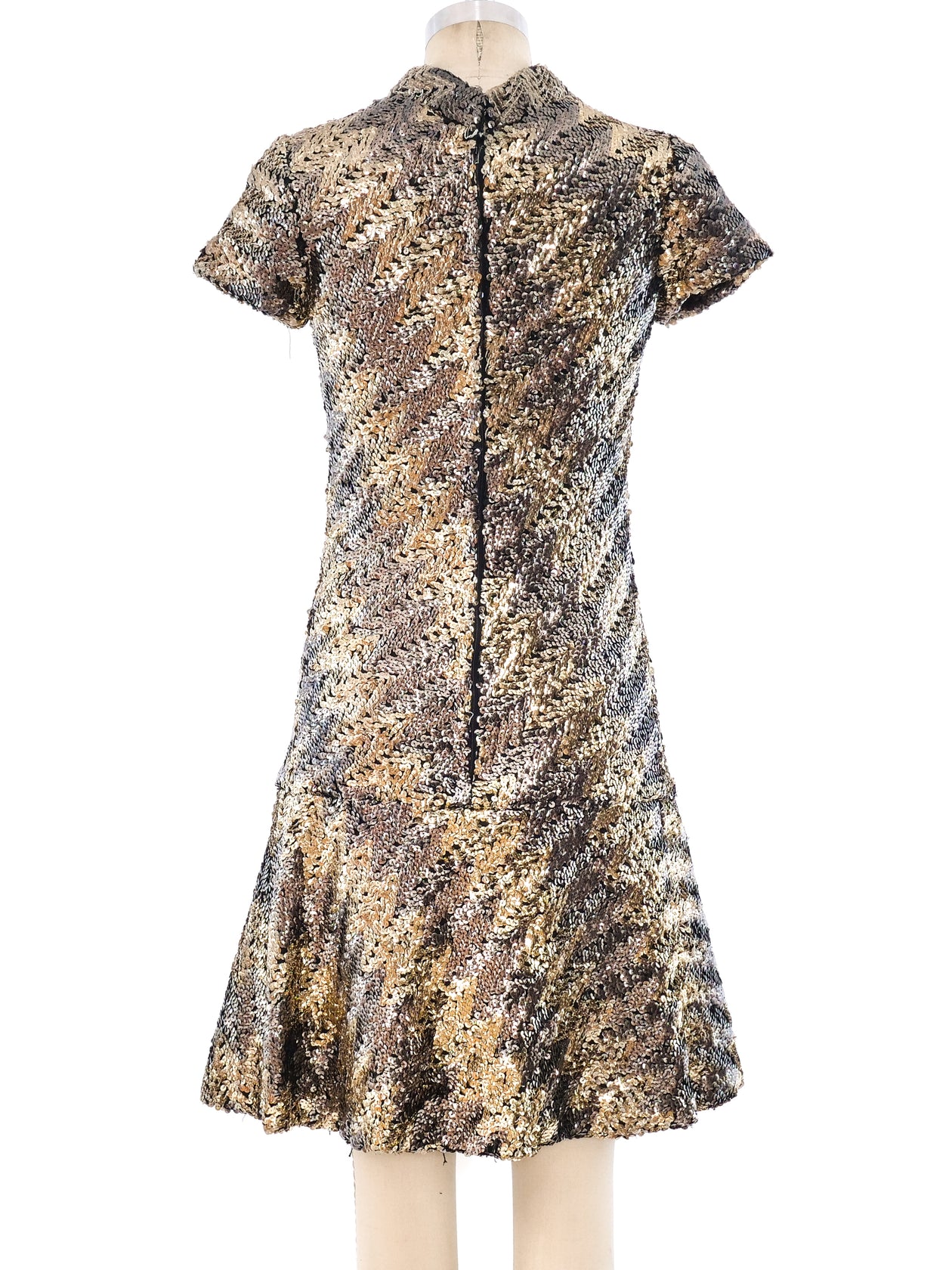 Chevron Sequin Embellished Dress Chevron Sequin Embellished Dress