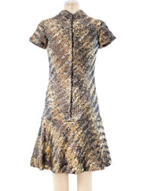 Chevron Sequin Embellished Dress Dress arcadeshops.com