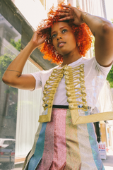 Paco Rabanne PVC Military Vest Jacket arcadeshops.com