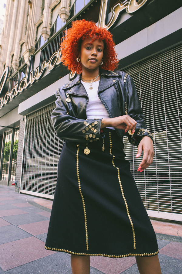 Moschino Live To Love Motorcycle Jacket Jacket arcadeshops.com