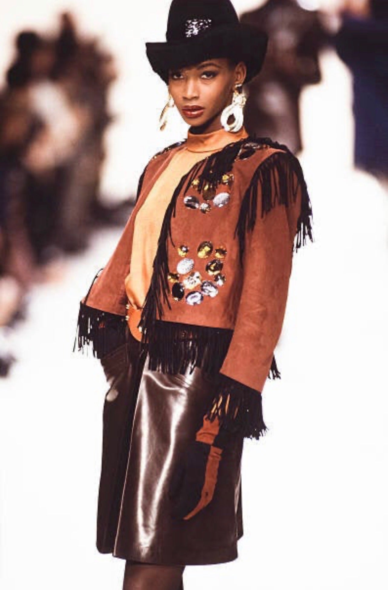Yves Saint Laurent Embellished Fringed Jacket