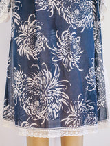 Christian Dior Floral Lounging Tunic Dress arcadeshops.com
