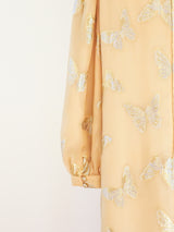 Butterfly Silk Chiffon Maxi Dress Dress arcadeshops.com
