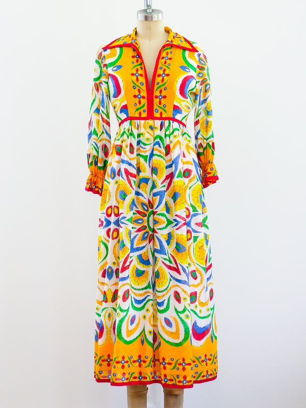 Oscar De La Renta Floral Dress Dress arcadeshops.com