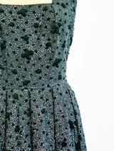 1960s Italian Demi-Couture Sequin Gown Dress arcadeshops.com