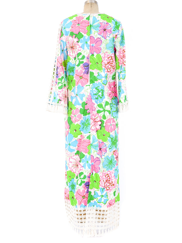 Lilly Pulitzer Floral Printed Caftan Dress arcadeshops.com