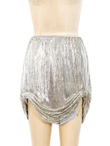 Anthony Ferrara Ruched Chainmail Mini Skirt Bottom arcadeshops.com