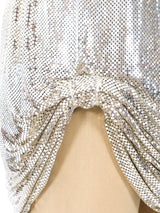 Anthony Ferrara Ruched Chainmail Mini Skirt Bottom arcadeshops.com