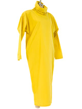Norma Kamali Chartreuse Anorak Dress Dress arcadeshops.com