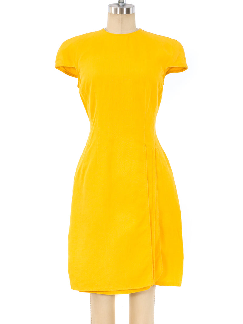 Gianni Versace Canary Sheath Dress Dress arcadeshops.com