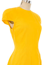 Gianni Versace Canary Sheath Dress Dress arcadeshops.com