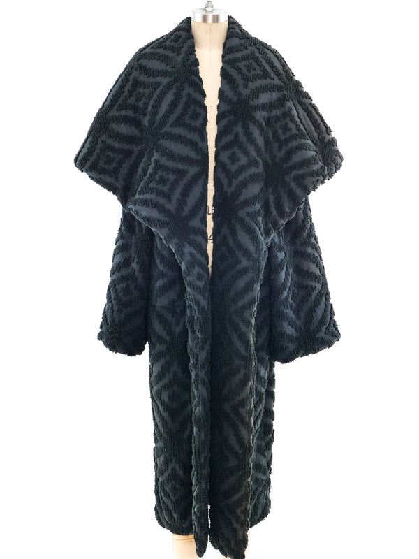 Norma Kamali Chenille Blanket Coat Outerwear arcadeshops.com