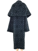 Norma Kamali Chenille Blanket Coat Outerwear arcadeshops.com