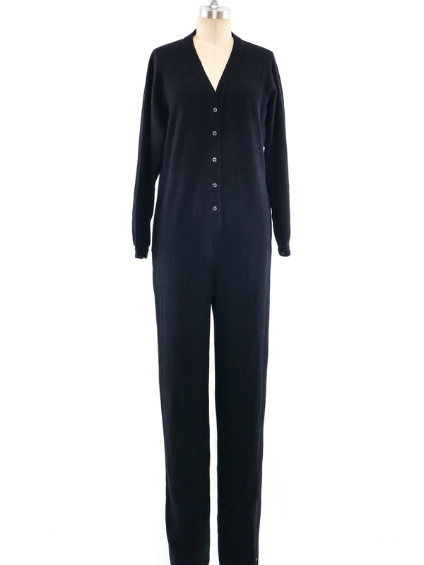 Halston Cashmere Jumpsuit Suit arcadeshops.com