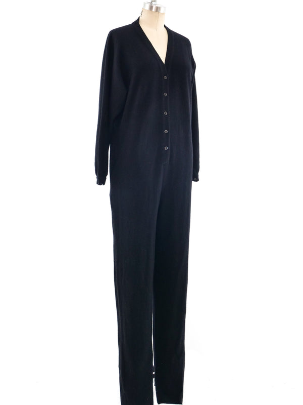 Halston Cashmere Jumpsuit Suit arcadeshops.com