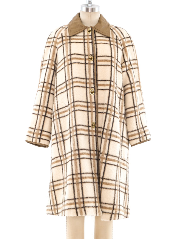 Bonnie Cashin Plaid Wool Coat Outerwear arcadeshops.com