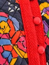 Yves Saint Laurent Kaleidoscope Print Quilted Jacket Jacket arcadeshops.com