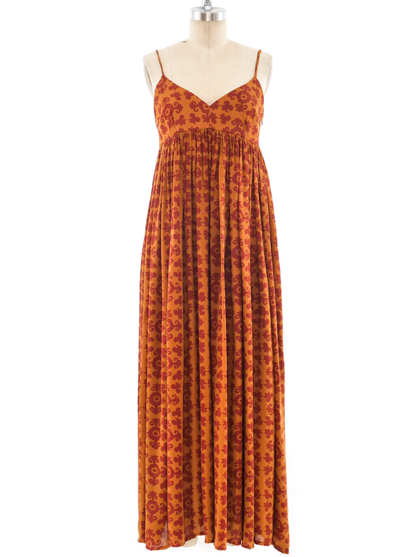 Todd Oldham Block Printed Empire Waist Dress Dress arcadeshops.com