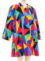 Geoffrey Beene Rainbow Matelasse Evening Coat Outerwear arcadeshops.com
