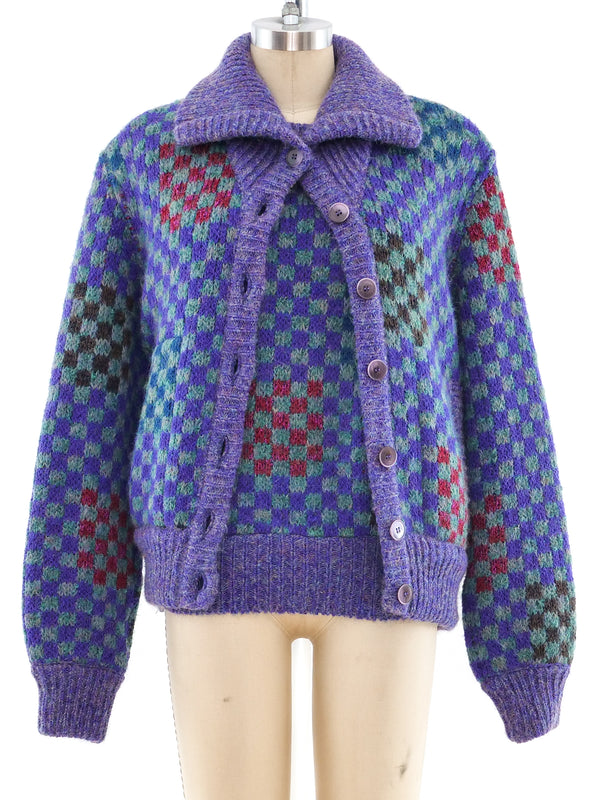 Missoni Checkerboard Knit Jacket Ensemble Suit arcadeshops.com