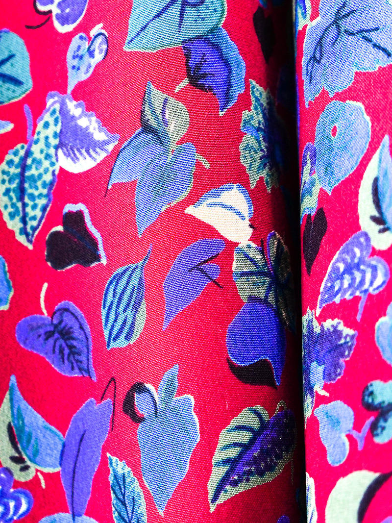 Gucci Leaf Printed Silk Dress Dress arcadeshops.com