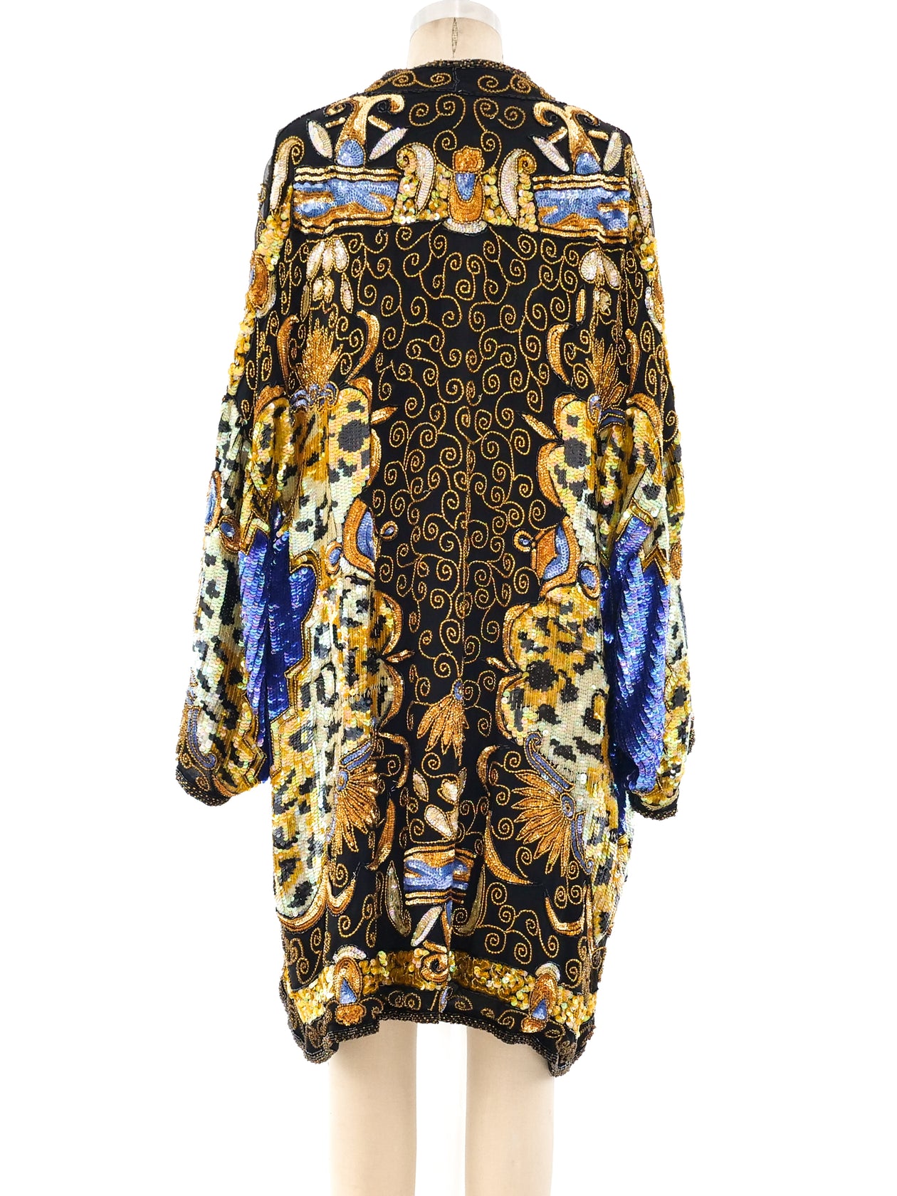 Fully Embellished Baroque Inspired Duster