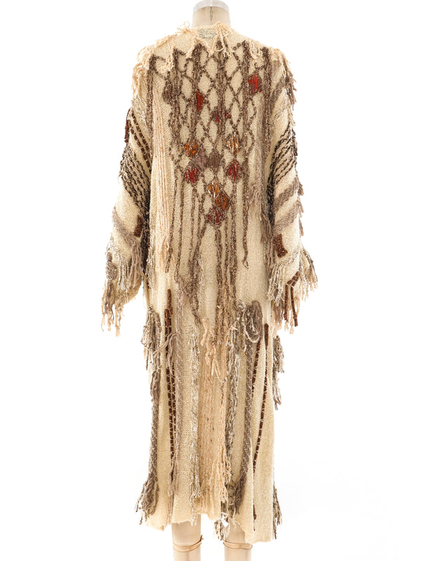 Fiber Art Handwoven Duster Jacket arcadeshops.com