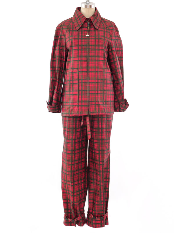 Gucci Tartan Plaid All Weather Suit Suit arcadeshops.com