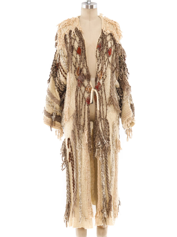 Fiber Art Handwoven Duster Jacket arcadeshops.com