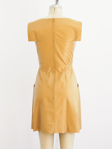Chanel Leather Mini Dress