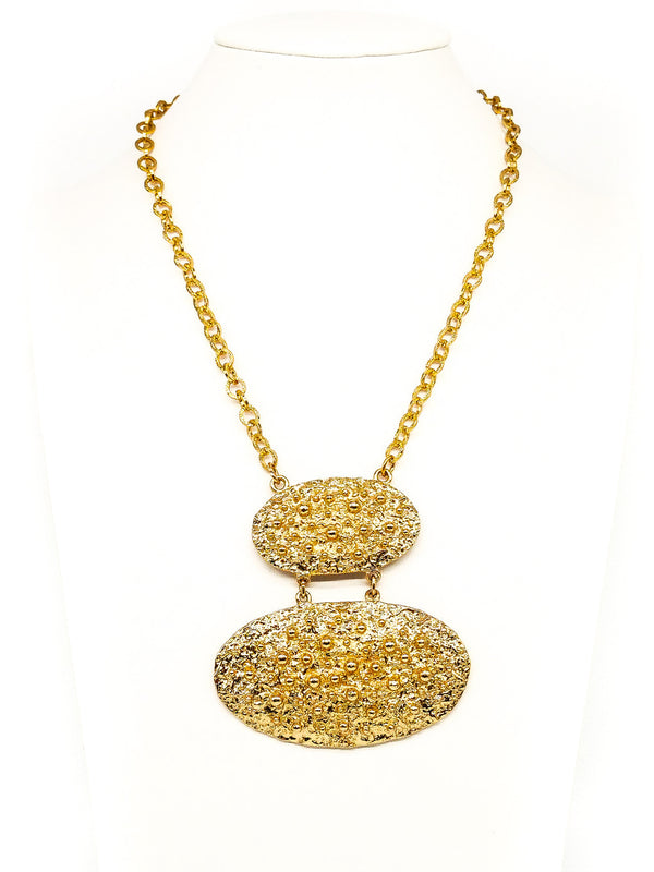 Textured Orb Pendant Necklace Jewelry arcadeshops.com