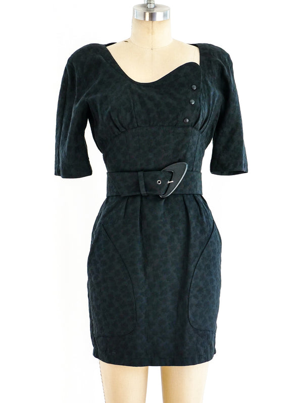 Thierry Mugler Belted Mini Dress Dress arcadeshops.com