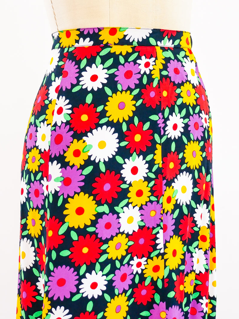Yves Saint Laurent Daisy Print Skirt Skirt arcadeshops.com